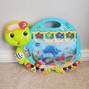 Touch & Teach Sea Turtle - Green and Blue Interactive Toy